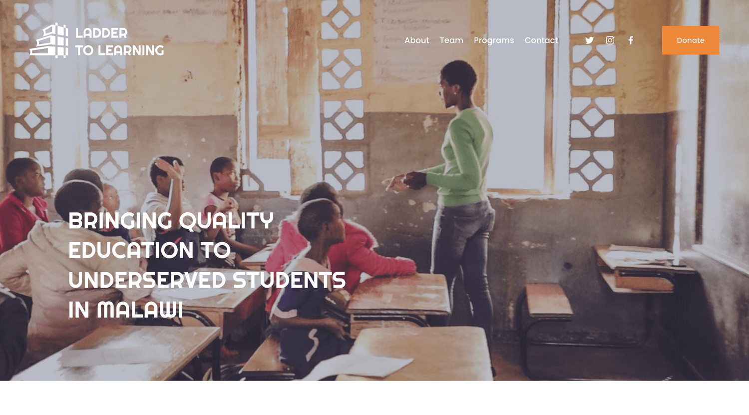 Ladder to Learning website