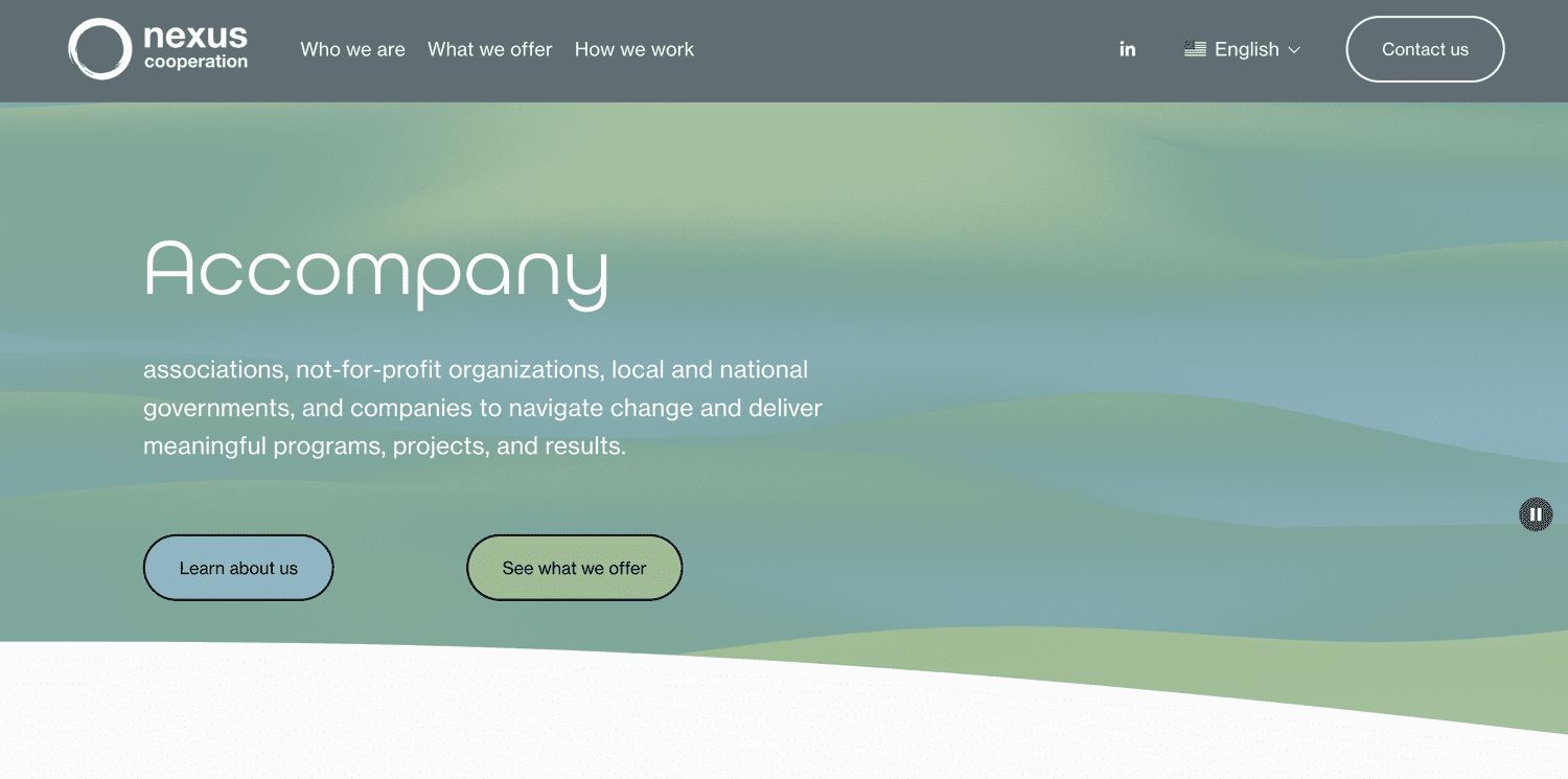 Nexus Cooperation website