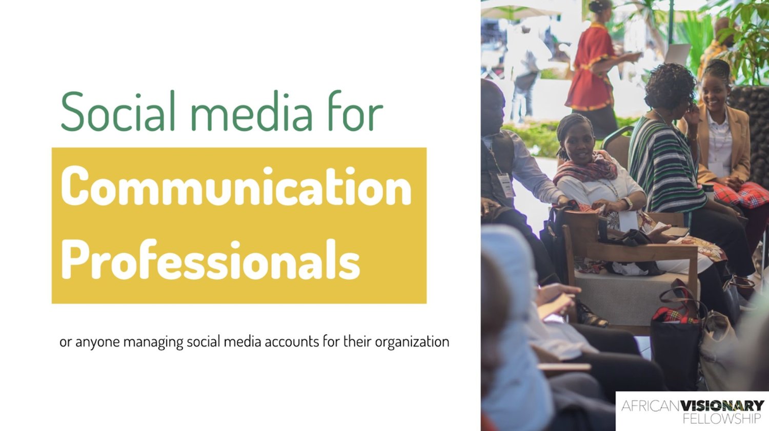 Social media for communication professionals course