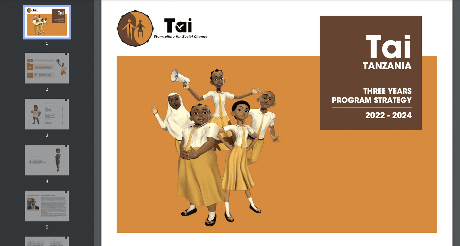 Tai Tanzania strategic plan